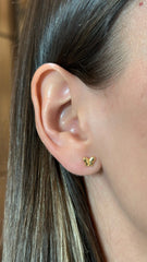 Aretes Mariposa - Oro amarillo