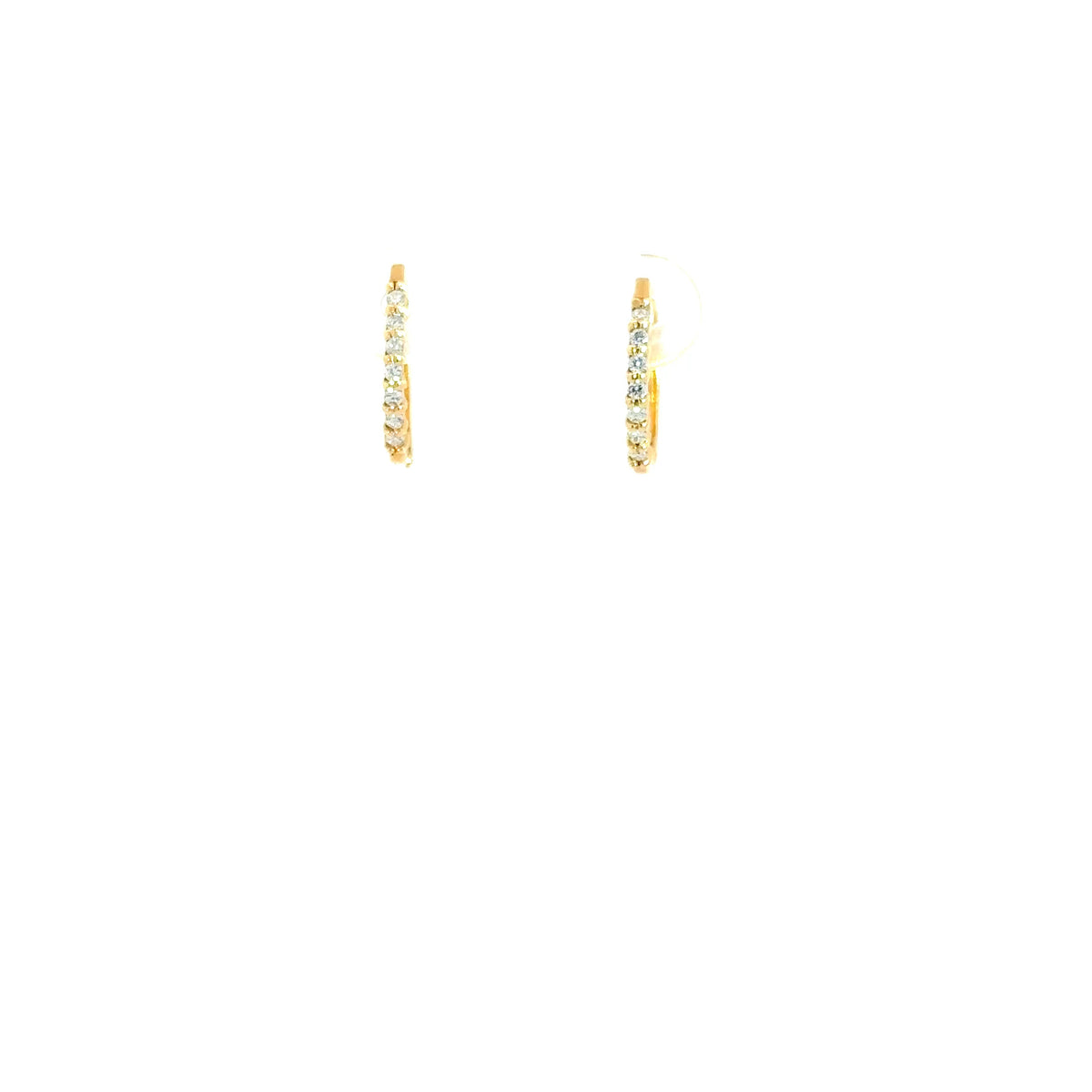 Candongas oro amarillo 18k diamantes