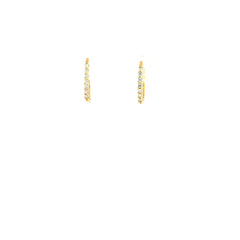 Candongas oro amarillo 18k diamantes