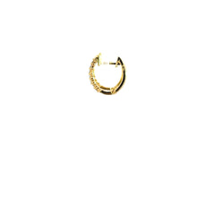 Candongas oro amarillo 18k diamantes