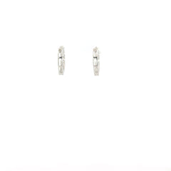 Candongas oro blanco circones en carré