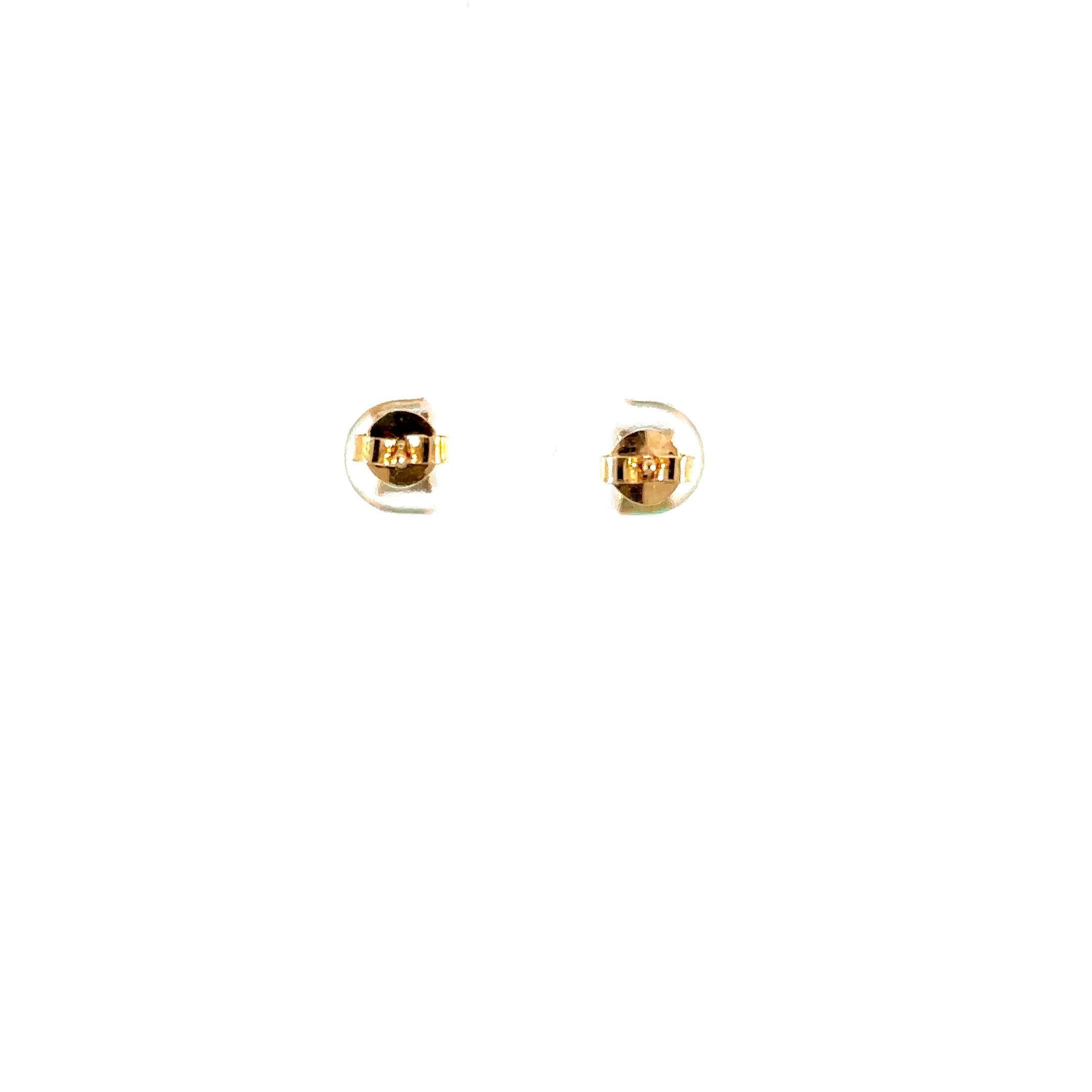 Aretes oro amarillo Esmeraldas Rectangulares
