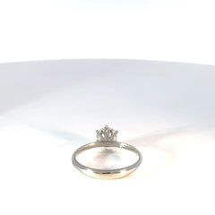 Anillo de compromiso clásico diamante