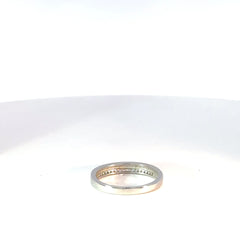 Anillo de Banda en Plata con Circones