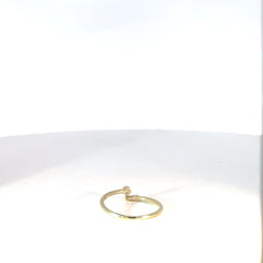 Anillo de Plata en Baño de Oro circones