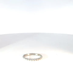 Anillo Florituras en Oro Blanco
