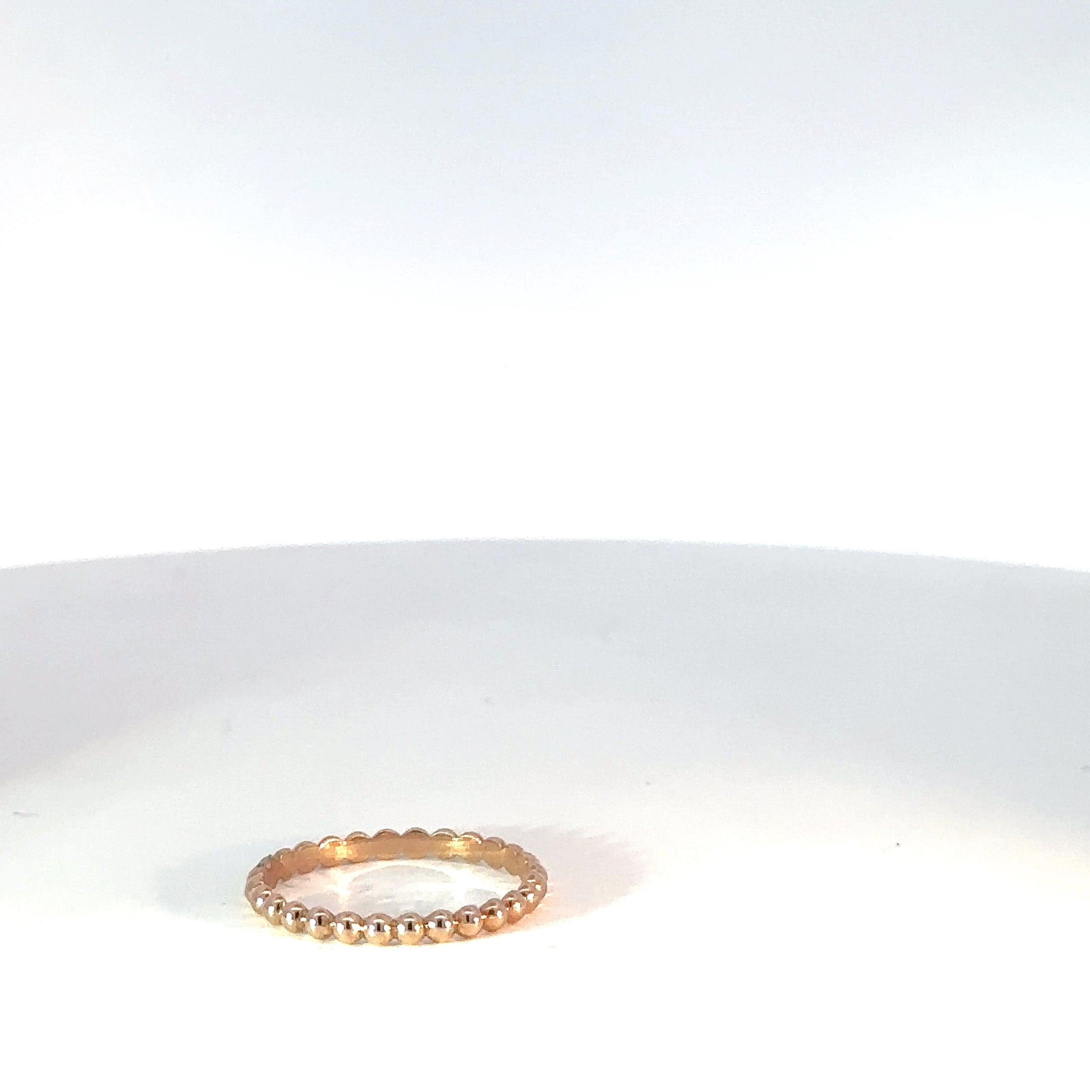 Anillo Florituras en Oro Rosa