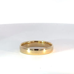 Argolla Lisa en Oro Amarillo