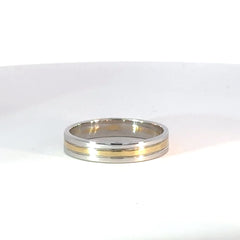 Argolla Tres Líneas dos oros