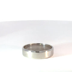 Argolla Clásica en Oro Blanco