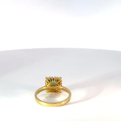 Anillo Lady Esmeralda y circones