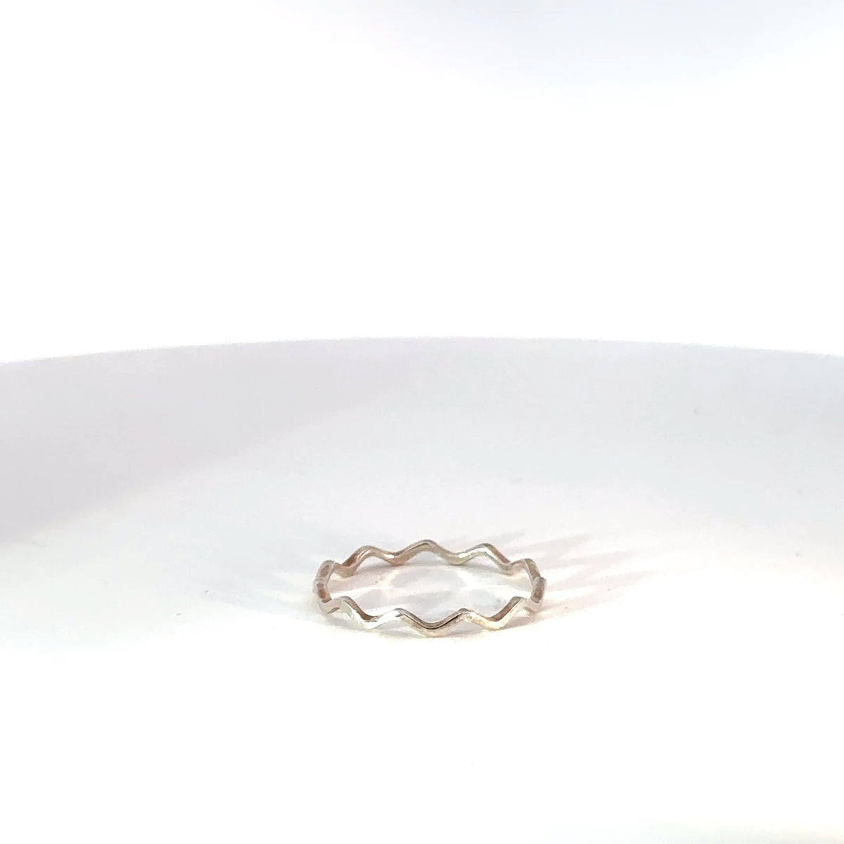 Anillo en Zigzag en Plata