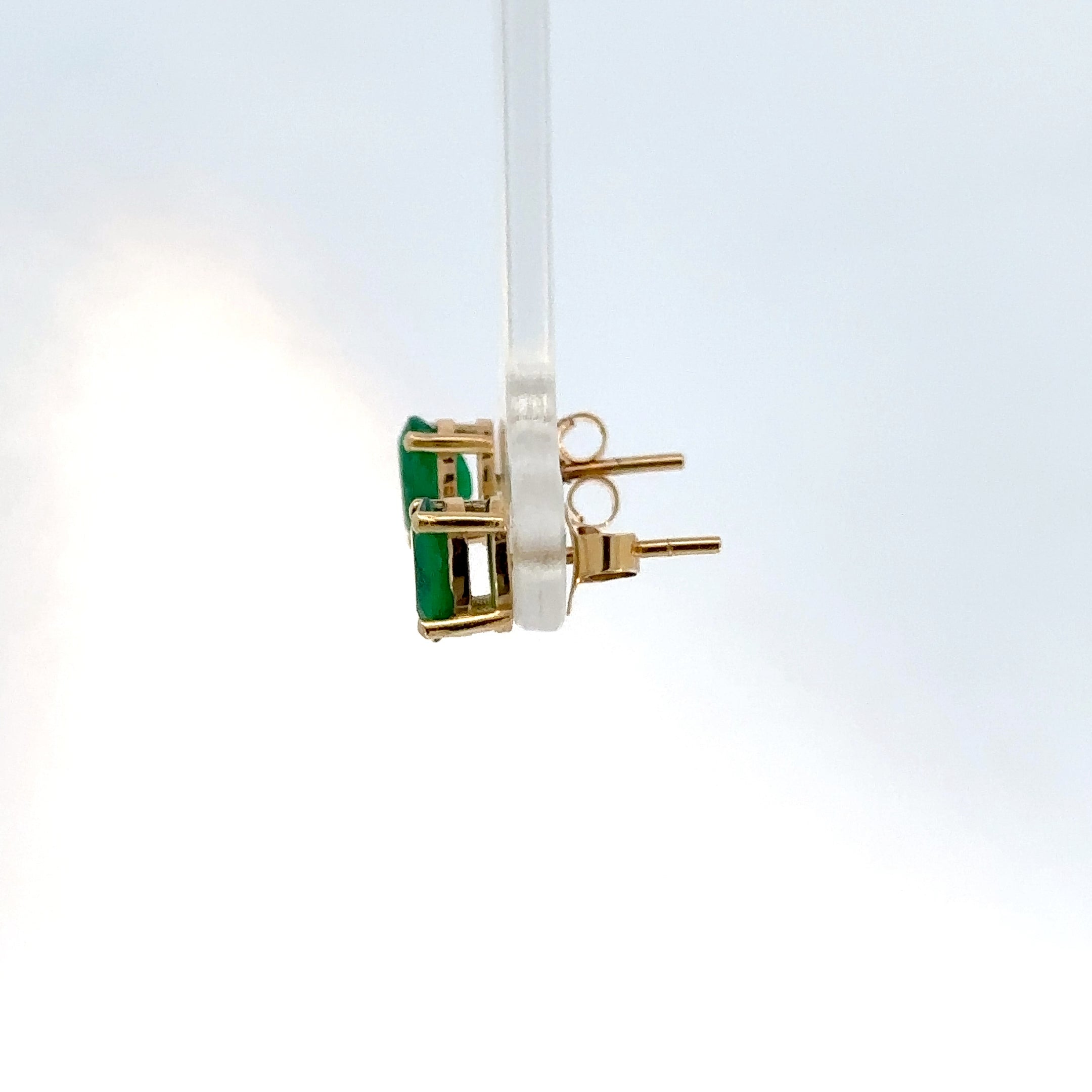 Artes oro amarillo esmeralda oval natural