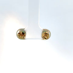 Artes oro amarillo esmeralda oval natural