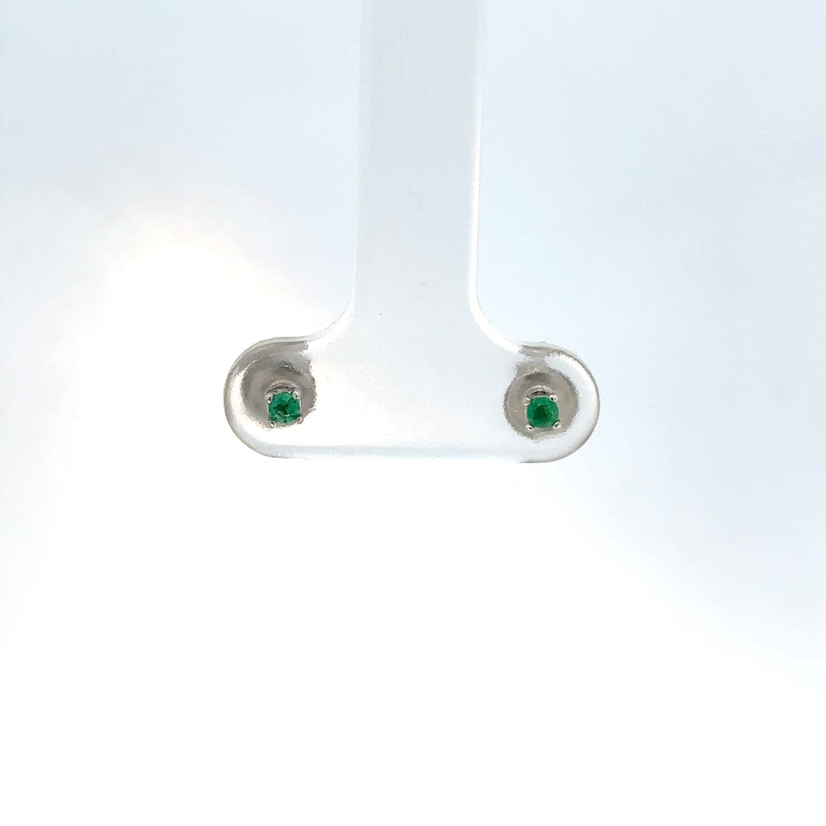 Topos solitario oro blanco esmeralda