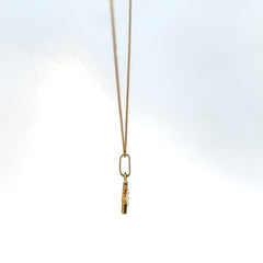 Dije de Estrella con Circones en Oro Amarillo