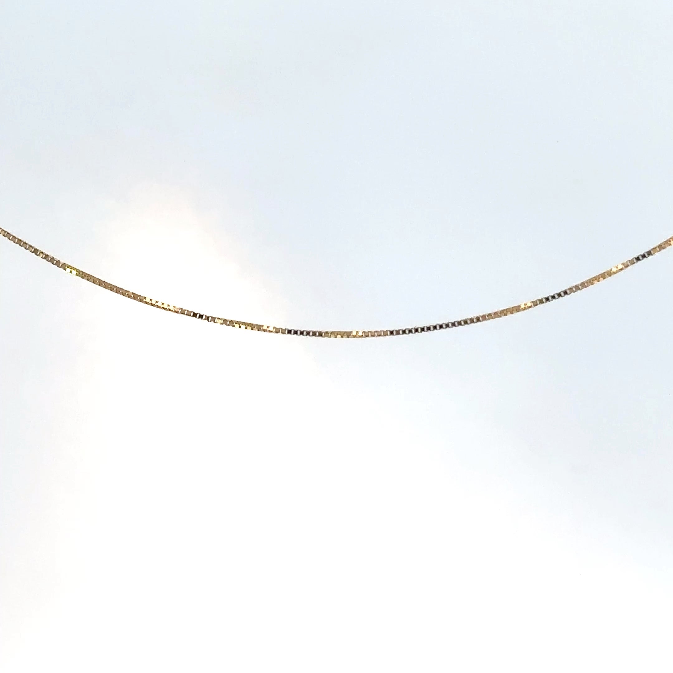 Cadena Veneciana de Oro Amarillo