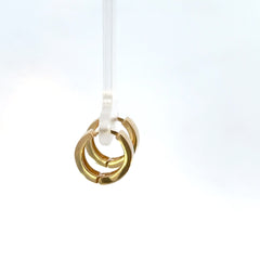 Candongas oro amarillo lisa plana ancha