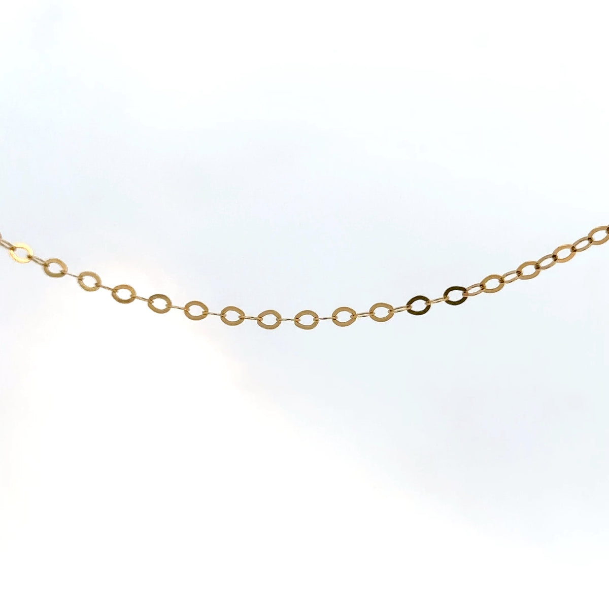 Cadena Lentejuela en Oro Amarillo