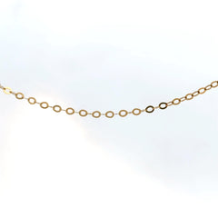 Cadena Lentejuela en Oro Amarillo