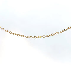 Cadena Lentejuela en Oro Amarillo