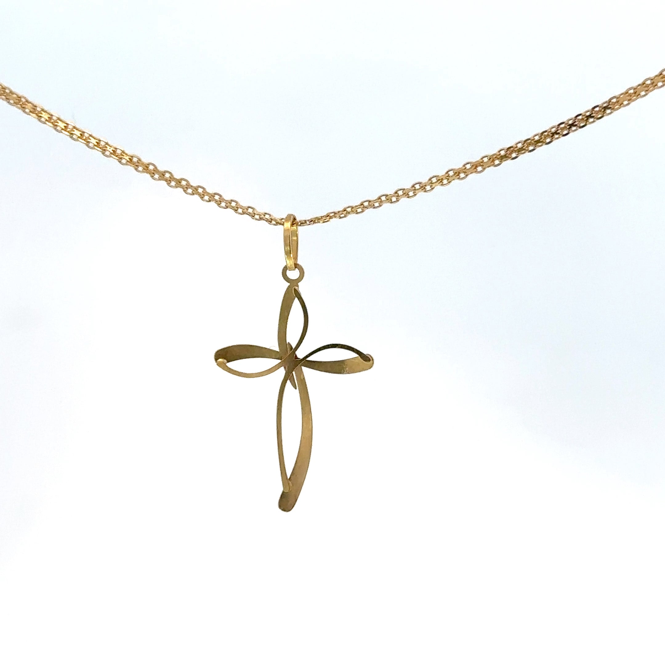 Dije cruz siluetas 2 oros