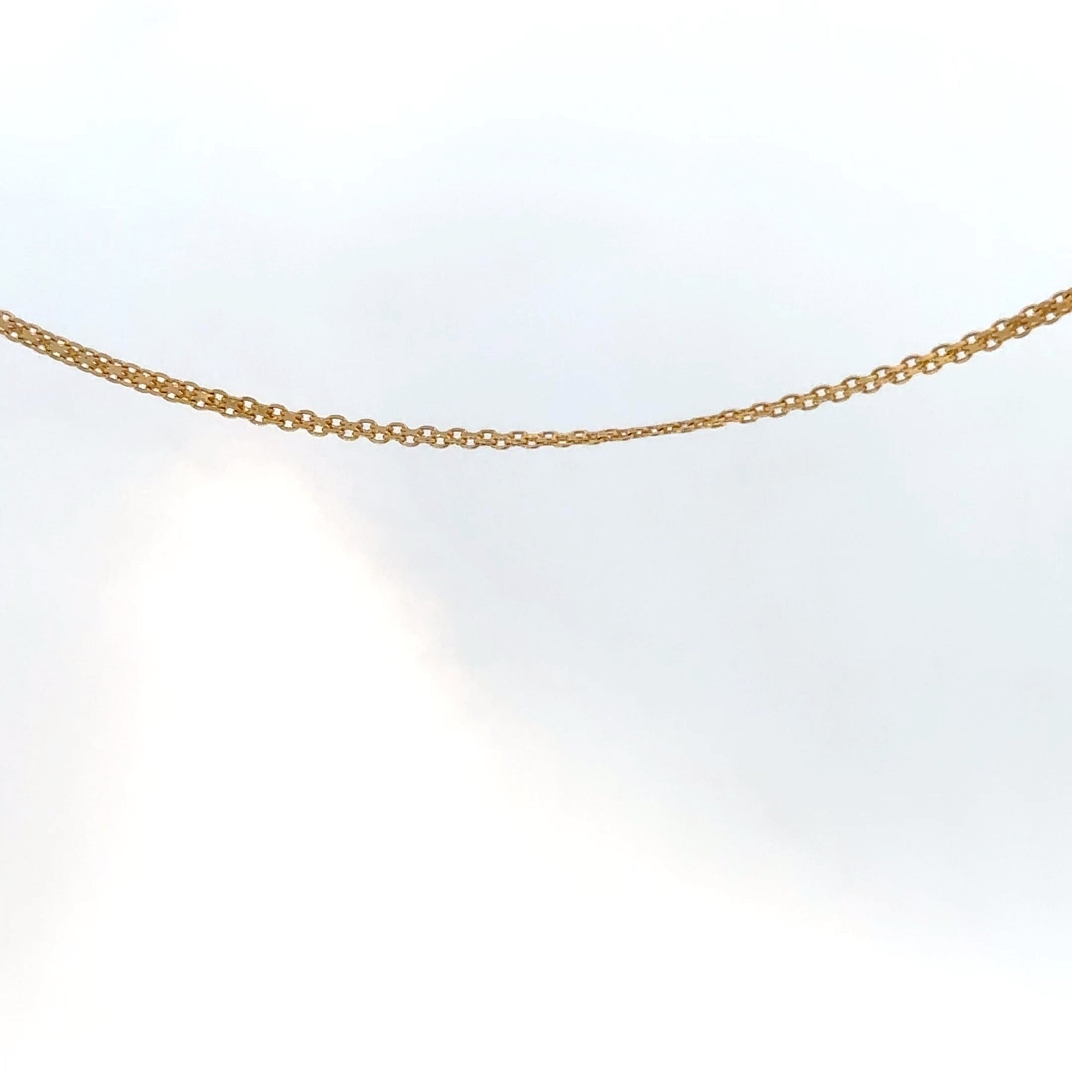 Cadena Chinezca de Oro Amarillo