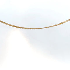 Cadena Chinezca de Oro Amarillo