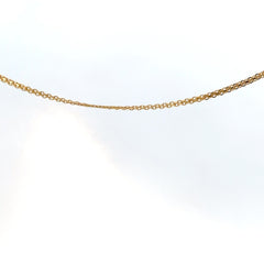 Cadena Chinezca de Oro Amarillo