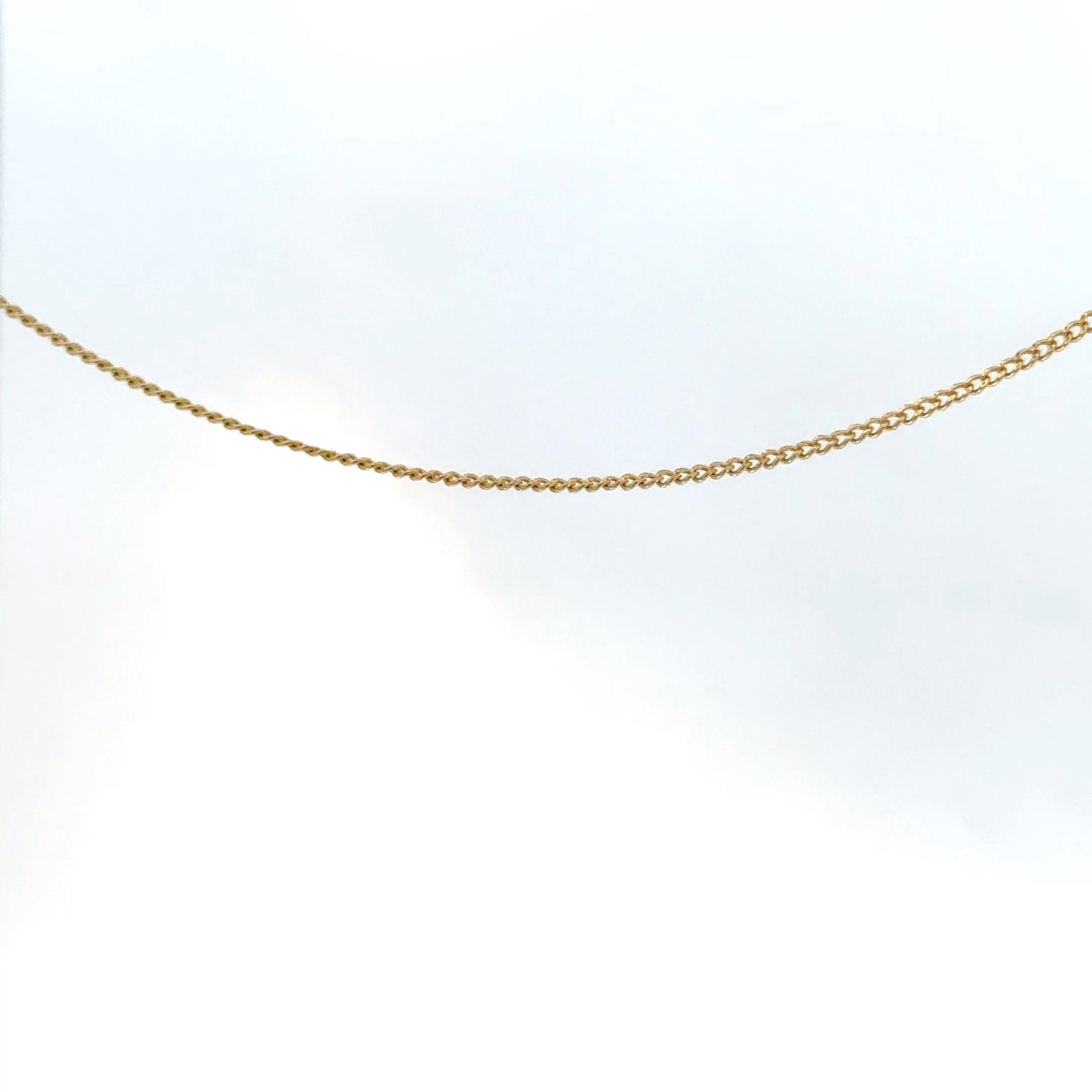 Cadena Minicubana en Oro Amarillo