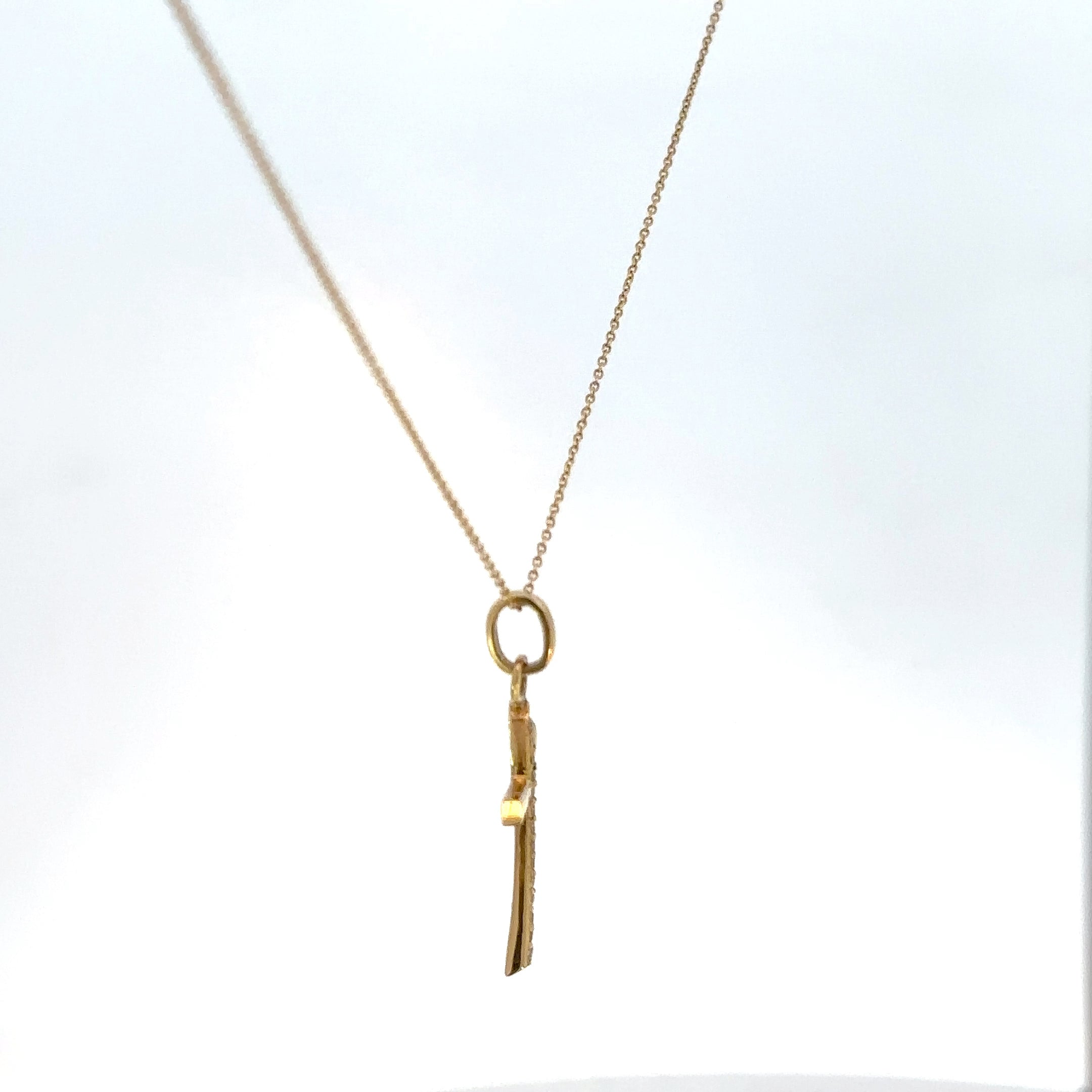 Dije Cruz en Oro Amarillo