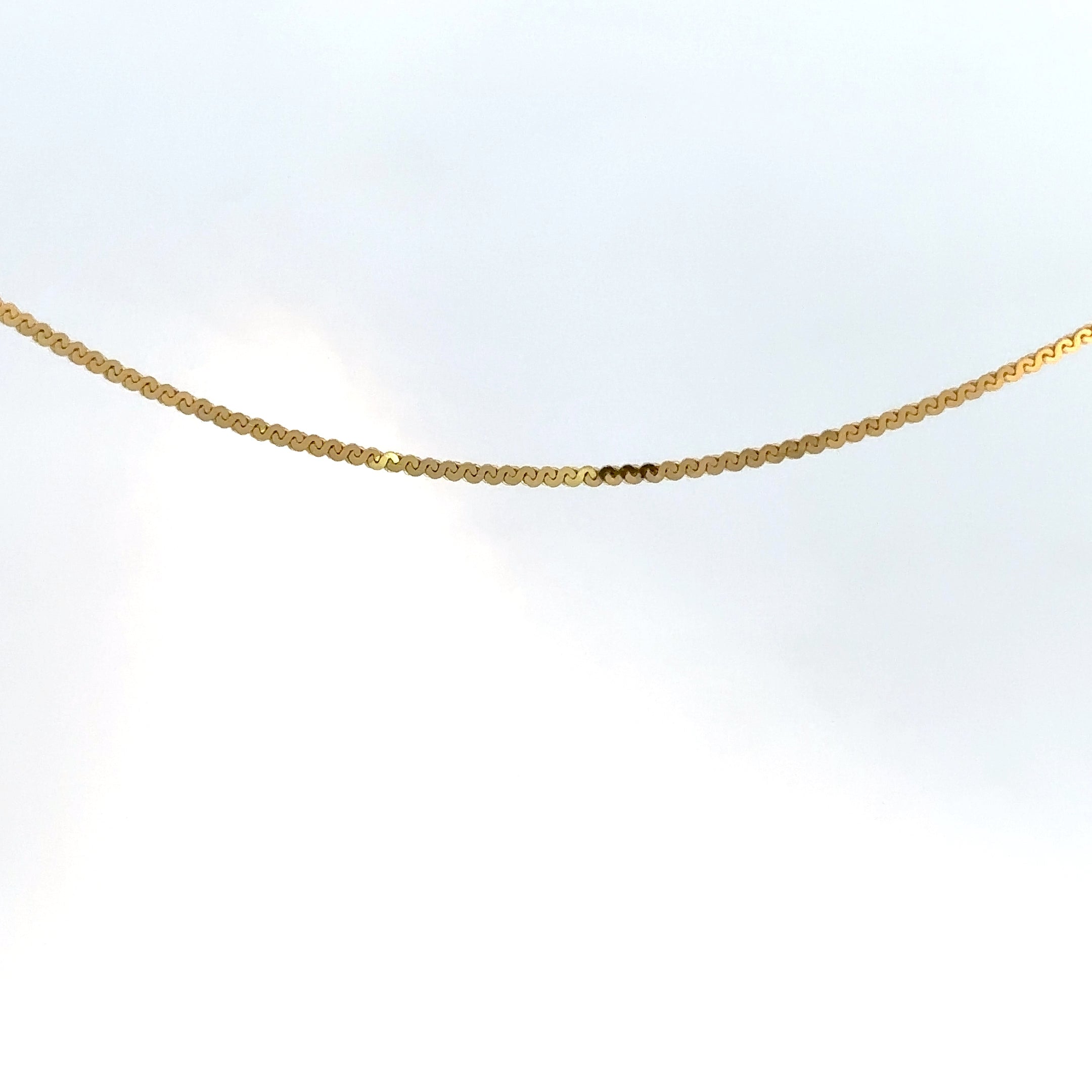 Cadena Serpenti de Oro Amarillo