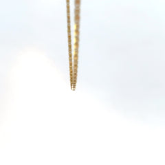 Elegante cadena de oro amarillo