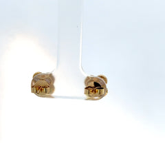 Aretes Moissanita en Oro Amarillo