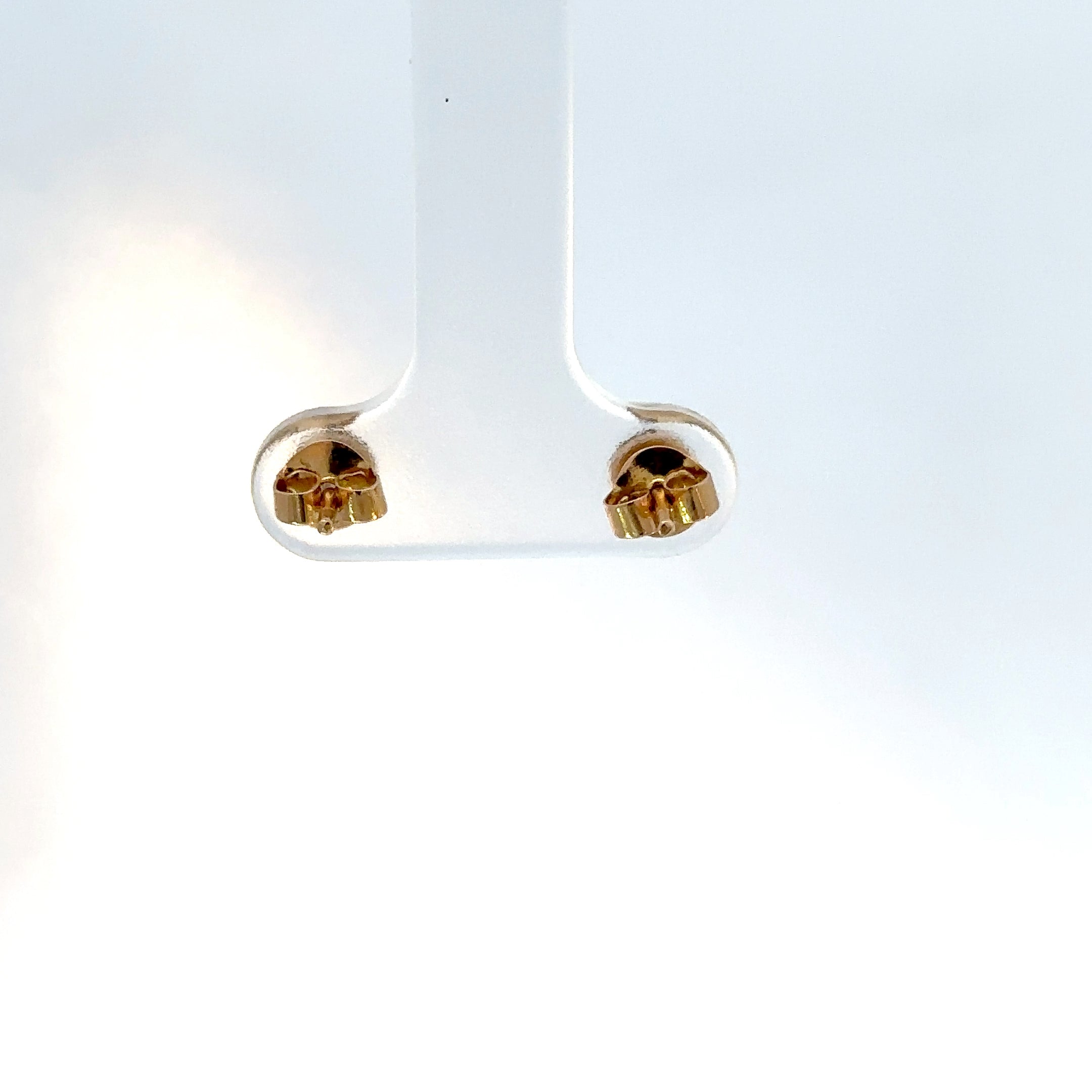 Topos en Oro Amarillo con Diamantes bisel