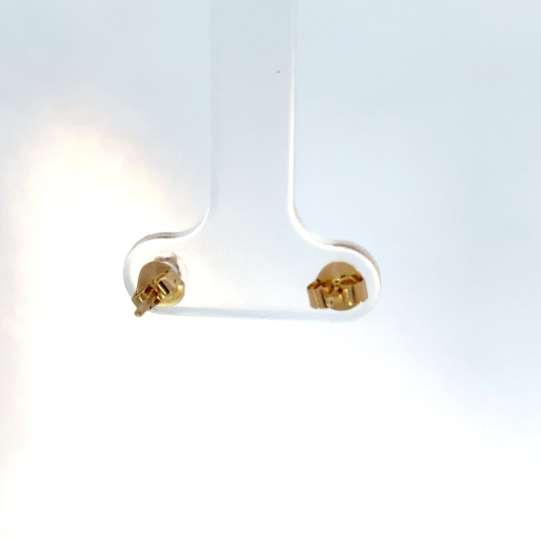 Aretes con Rubies en Oro Amarillo y Oro Blanco