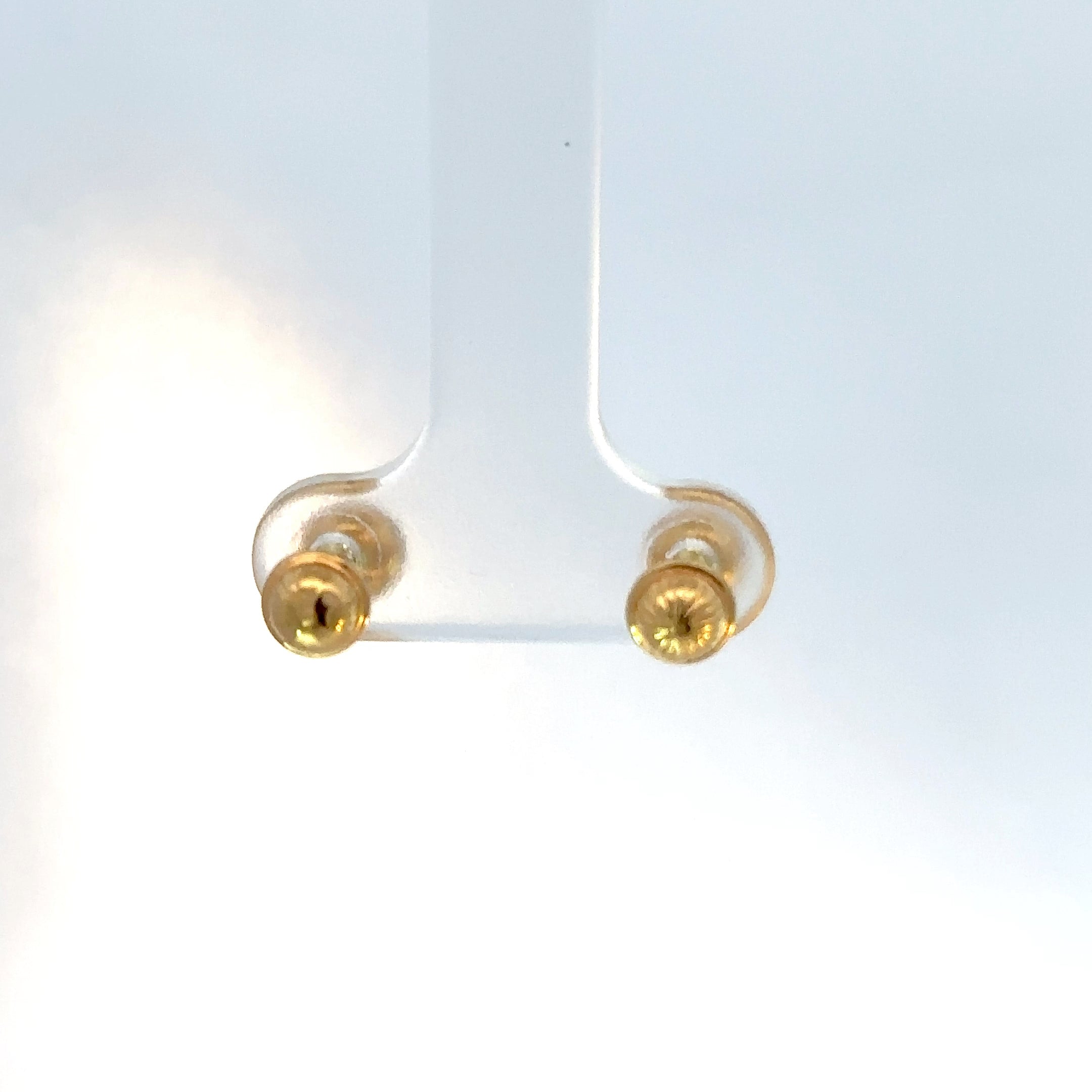 Aretes Bola en Oro Amarillo 6mm