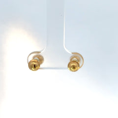 Aretes Bola en Oro Amarillo 6mm