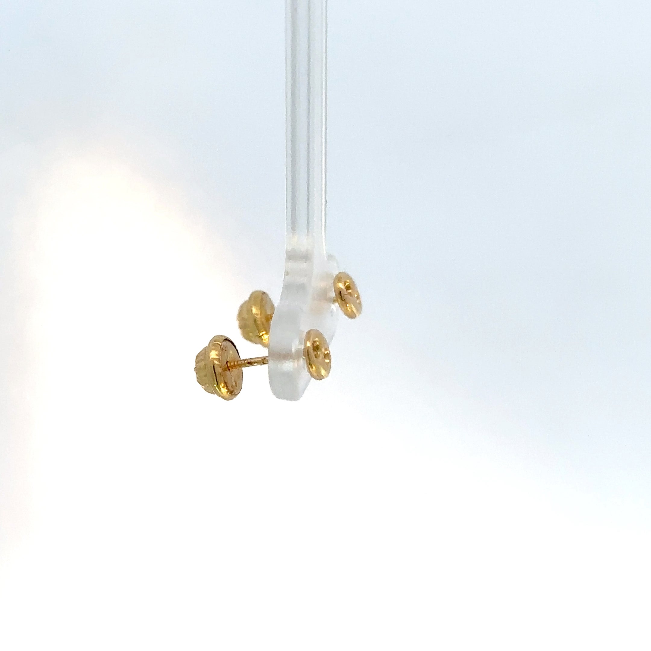 Aretes boton Gucc en Oro Amarillo
