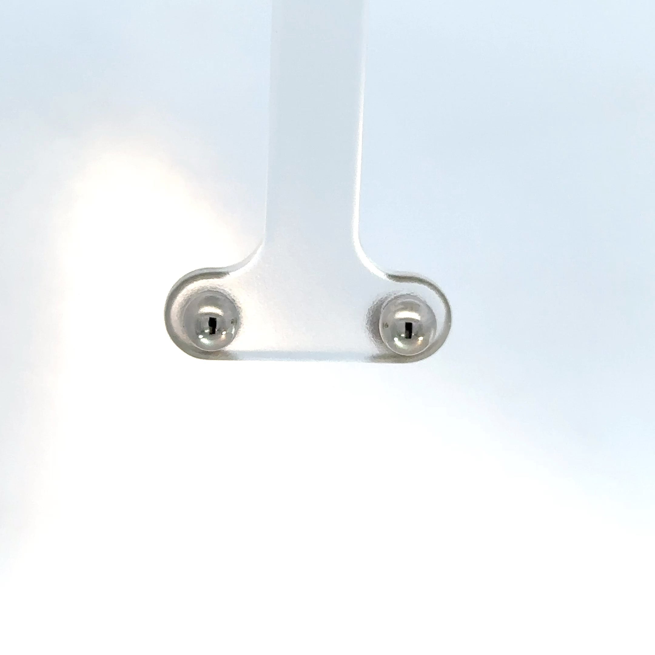 Topos bola 7mm oro blanco