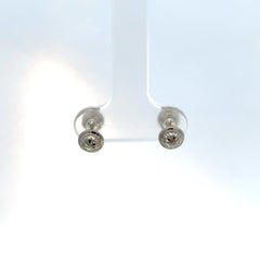 Topos bola 7mm oro blanco