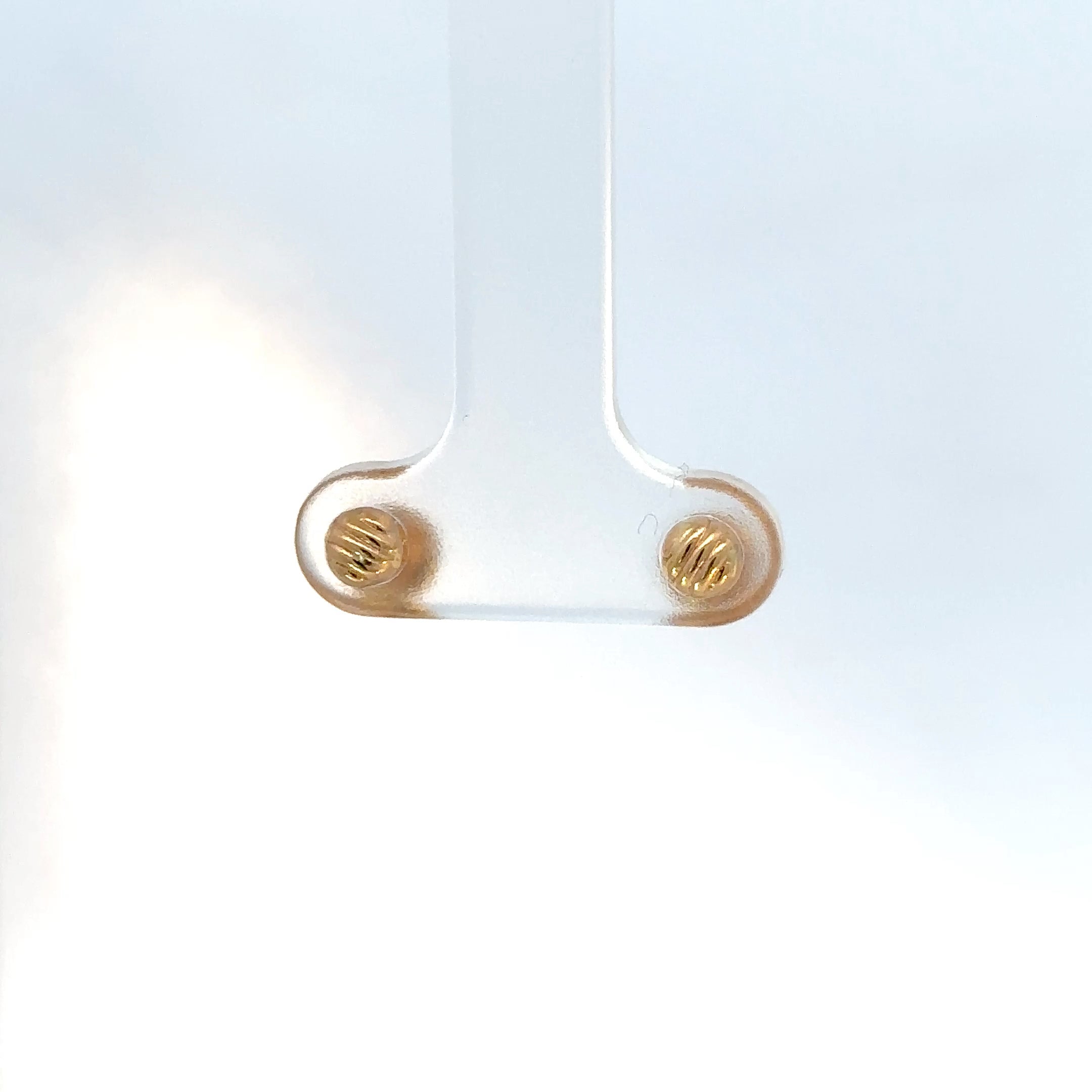 Topos oro amarillo media bola canales