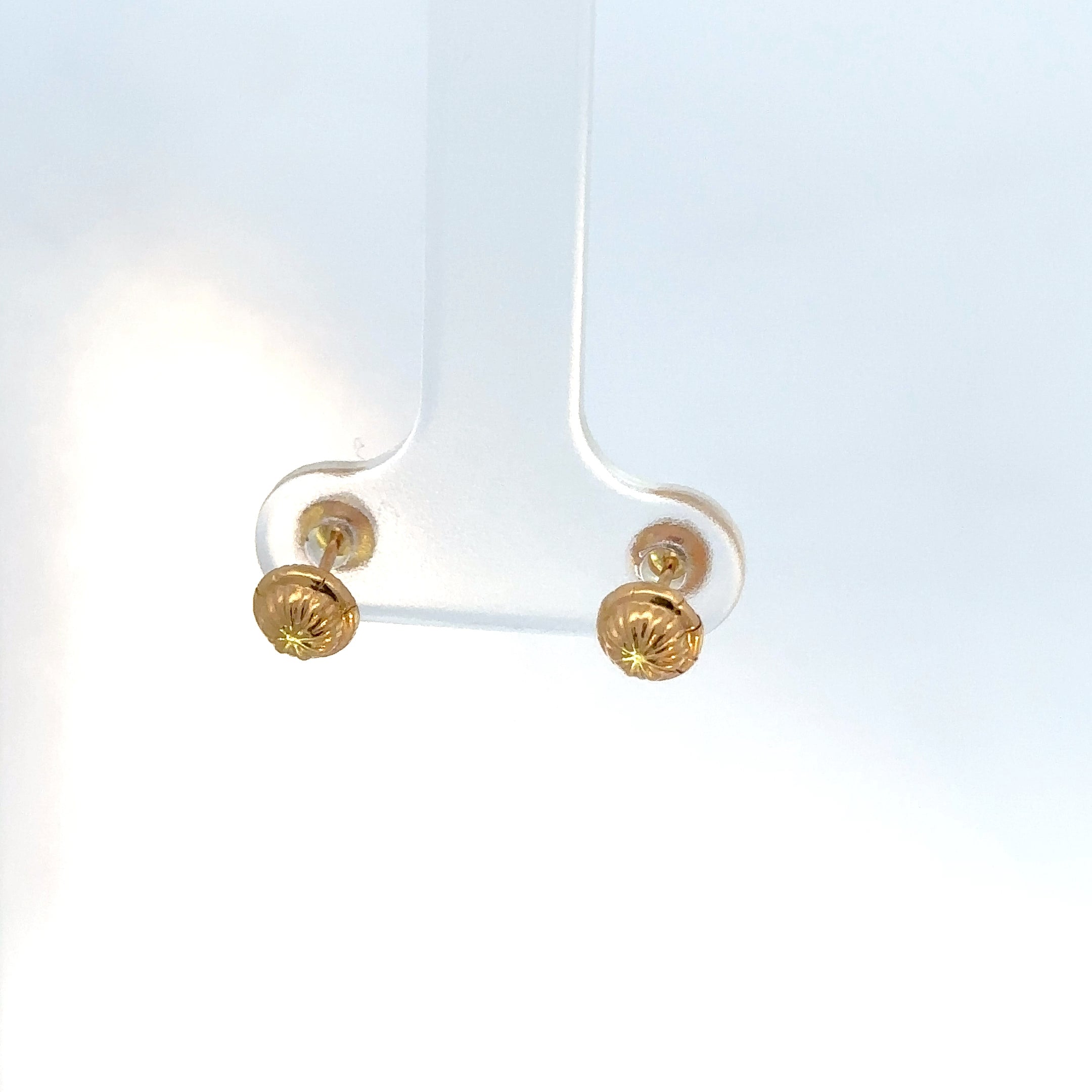 Topos oro amarillo media bola canales