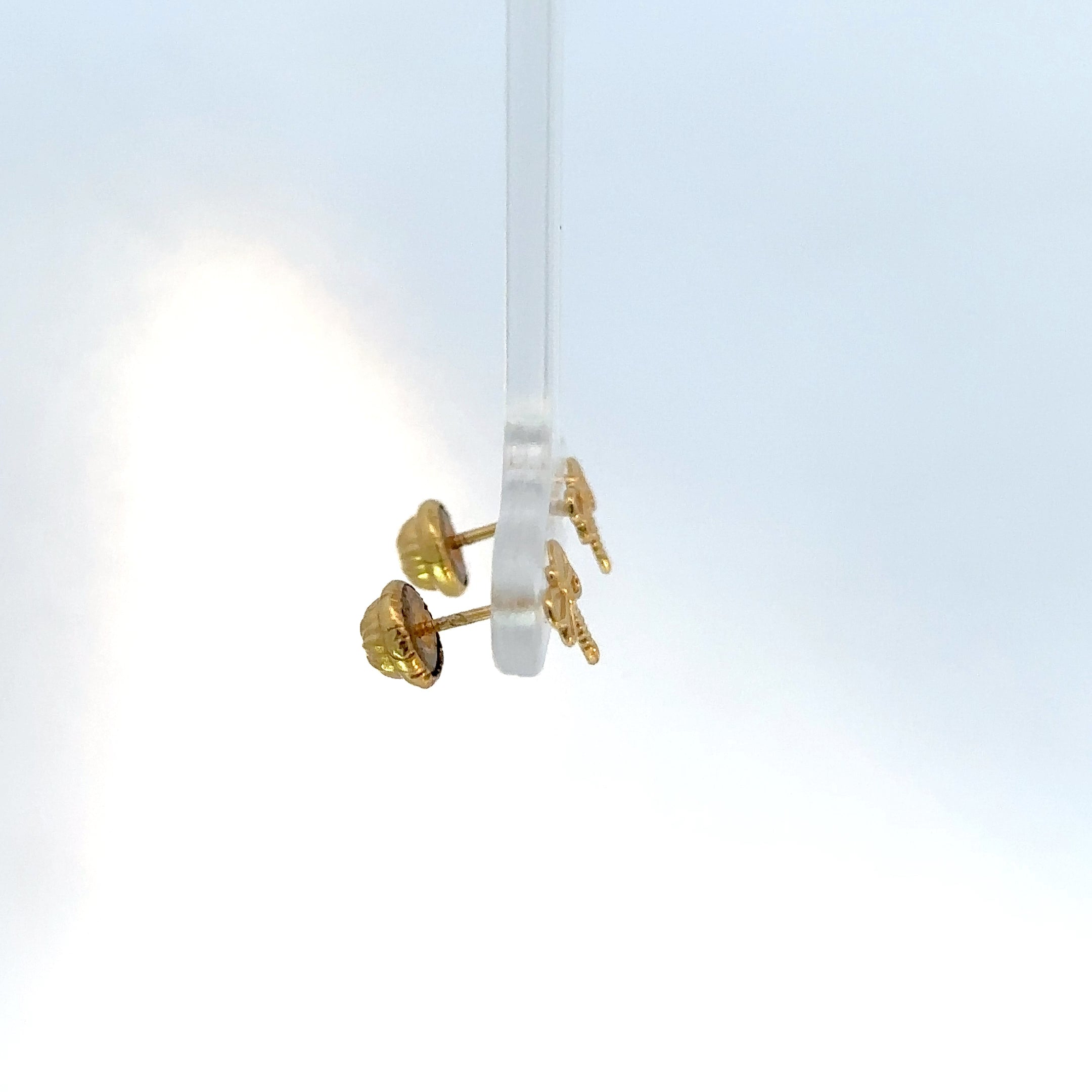 Aretes de Libélula en Oro Amarillo