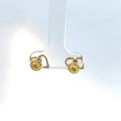 Aretes Silueta Corazón en Oro Amarillo