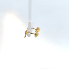 Aretes con Circones en Oro Amarillo