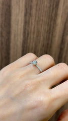 Anillo de compromiso Paris con Diamantes de Laboratorio