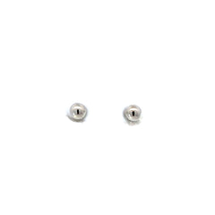 Topos bola 7mm - Oro blanco