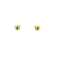 Topos oro amarillo esmeralda 0,06 ct